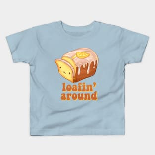 Loafing Around Pound Cake Kids T-Shirt